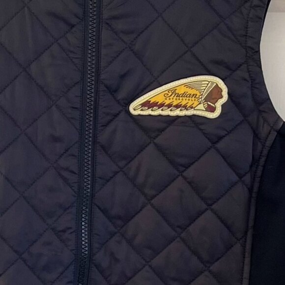 Indian Motorcycle Woman's Clayton Quilted Thro Vest Sz XS - Picture 4 of 11